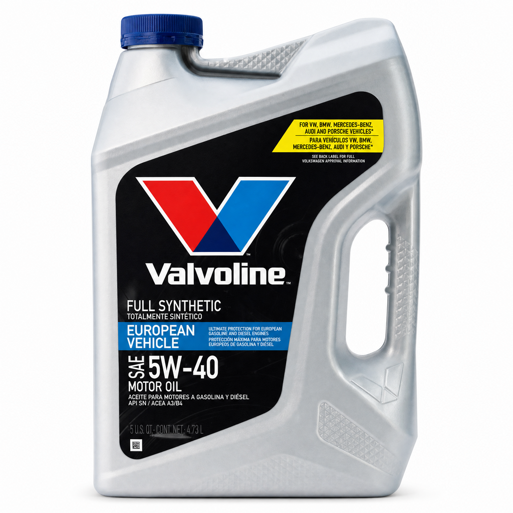 زيت محرك Valvoline صناعي بالكامل للمركبات الأوروبية SAE 5W-40 - 5L